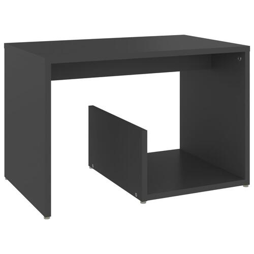Sidebord 59x36x38 cm konstrueret træ grå
