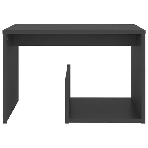 Sidebord 59x36x38 cm konstrueret træ grå