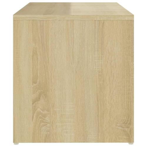 Sidebord 59x36x38 cm konstrueret træ sonoma-eg