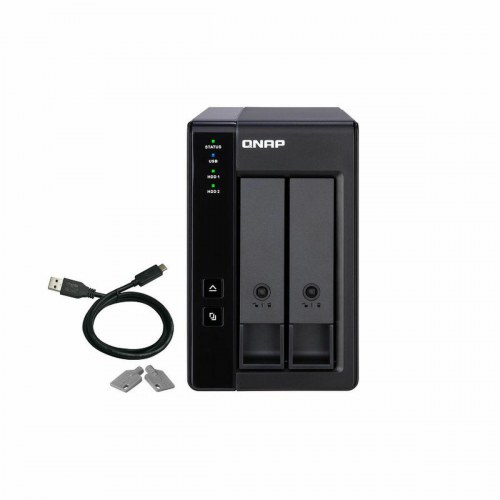 NAS server Qnap TR-002 - 2-bay USB-C RAID udvidelsesboks