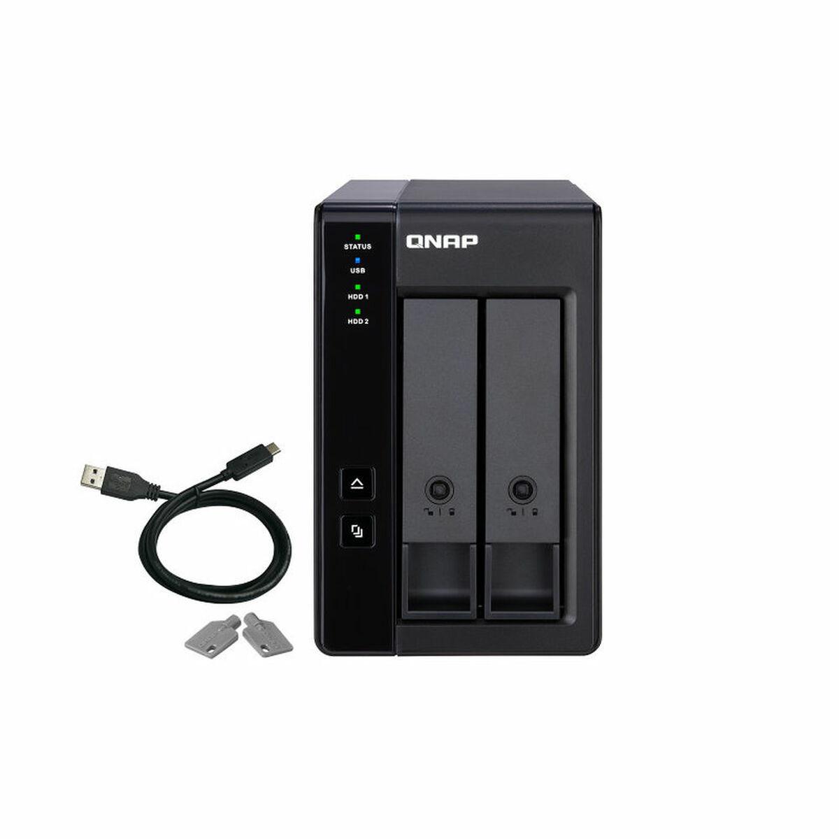 NAS server Qnap TR-002 - 2-bay USB-C RAID udvidelsesboks
