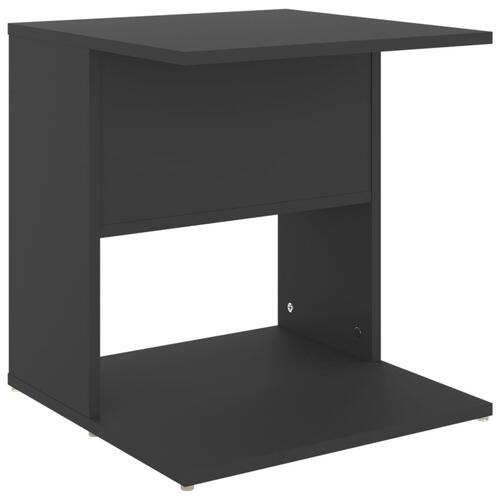 Sidebord 45x45x48 cm konstrueret træ grå