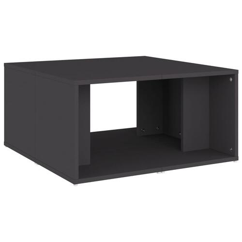 Sofabord 4 stk. 33x33x33 cm konstrueret træ grå