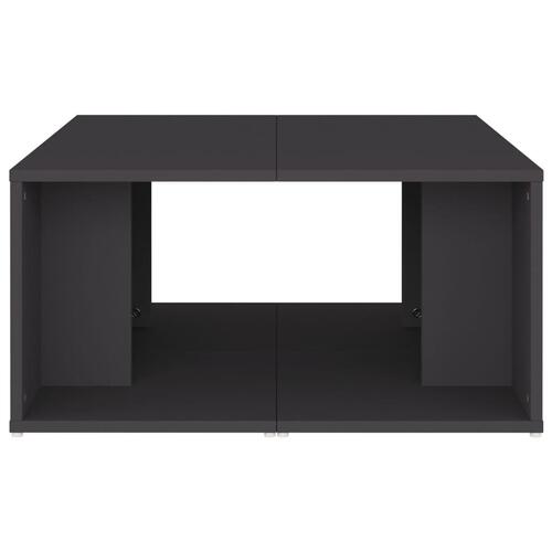 Sofabord 4 stk. 33x33x33 cm konstrueret træ grå