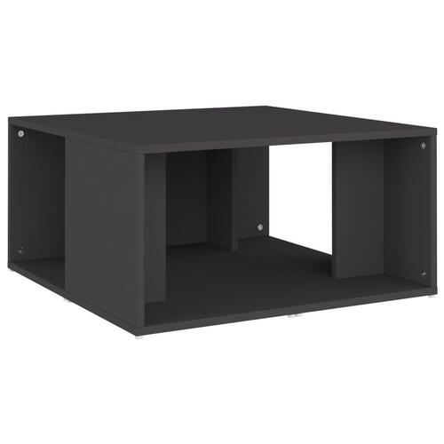 Sofabord 4 stk. 33x33x33 cm konstrueret træ grå