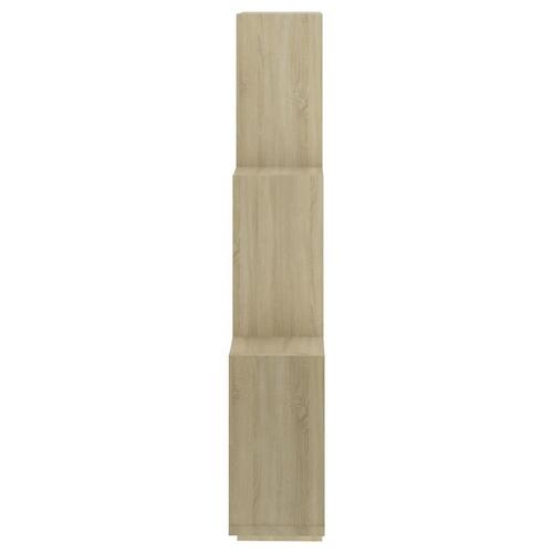 Vægreol 78x15x93 cm konstrueret træ sonoma-eg