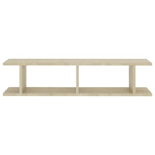 Væghylder 2 stk. 90x18x20 cm spånplade sonoma-eg