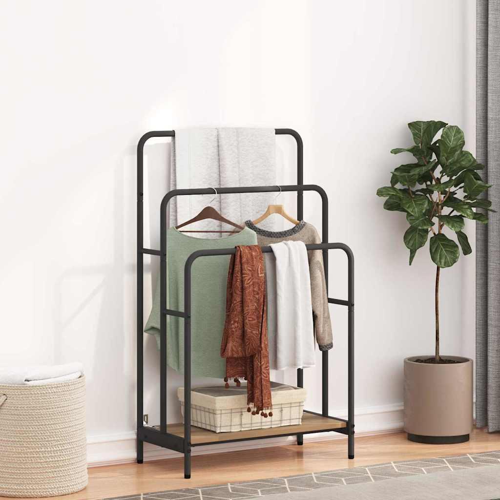 Tøjstativ artisan eg 60 x 30 x 100.5 cm Konstrueret træ