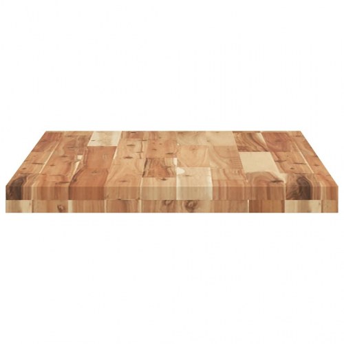 Rektangulær bordplade 100 × 50 × 4 cm i massivt akacietræ - naturlig oliefinish