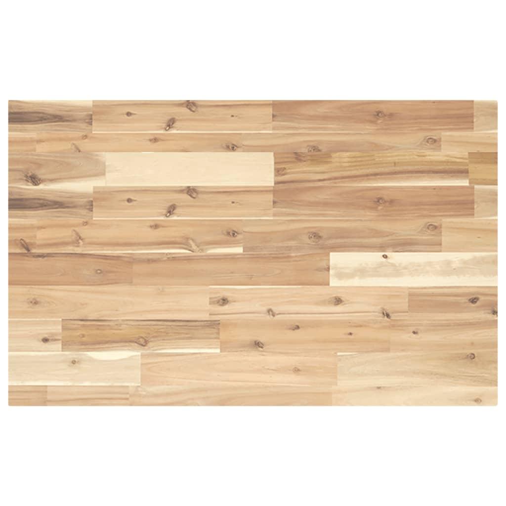 Bordplade til toiletbord 100×50×4 cm - ubehandlet massivt akacietræ billede