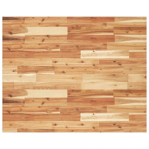 Bordplade 100 × 80 × 2 cm - rektangulær i massivt akacietræ