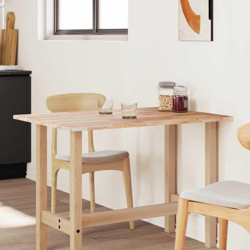 Bordplade 100 × 80 × 2 cm - rektangulær i massivt akacietræ