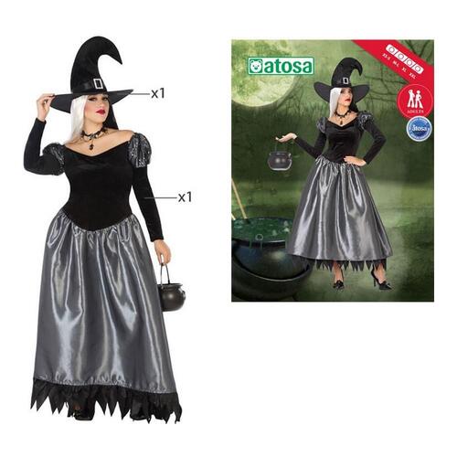 Kostume til voksne Heks Multifarvet (2 Dele) (2 enheder) (2 stk) M/L