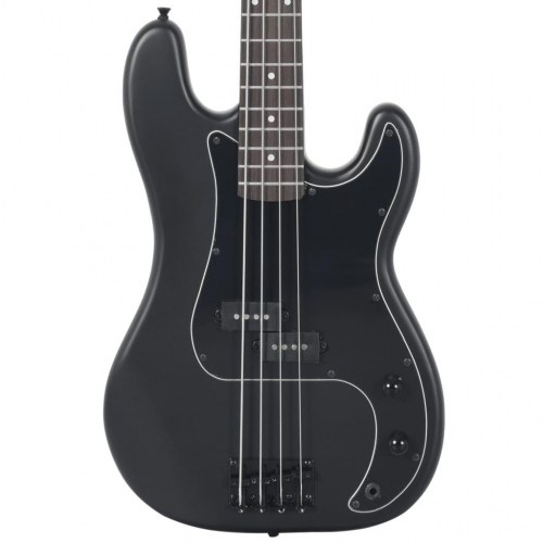 Elektrisk basguitar til begyndere med taske 4/4 46" - mat sort