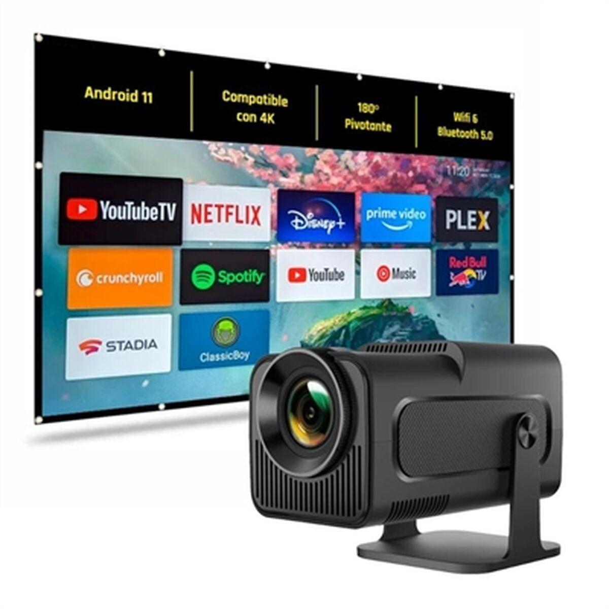 Projektor iggual - Android 11, Wi‑Fi 6, 4K‑kompatibel