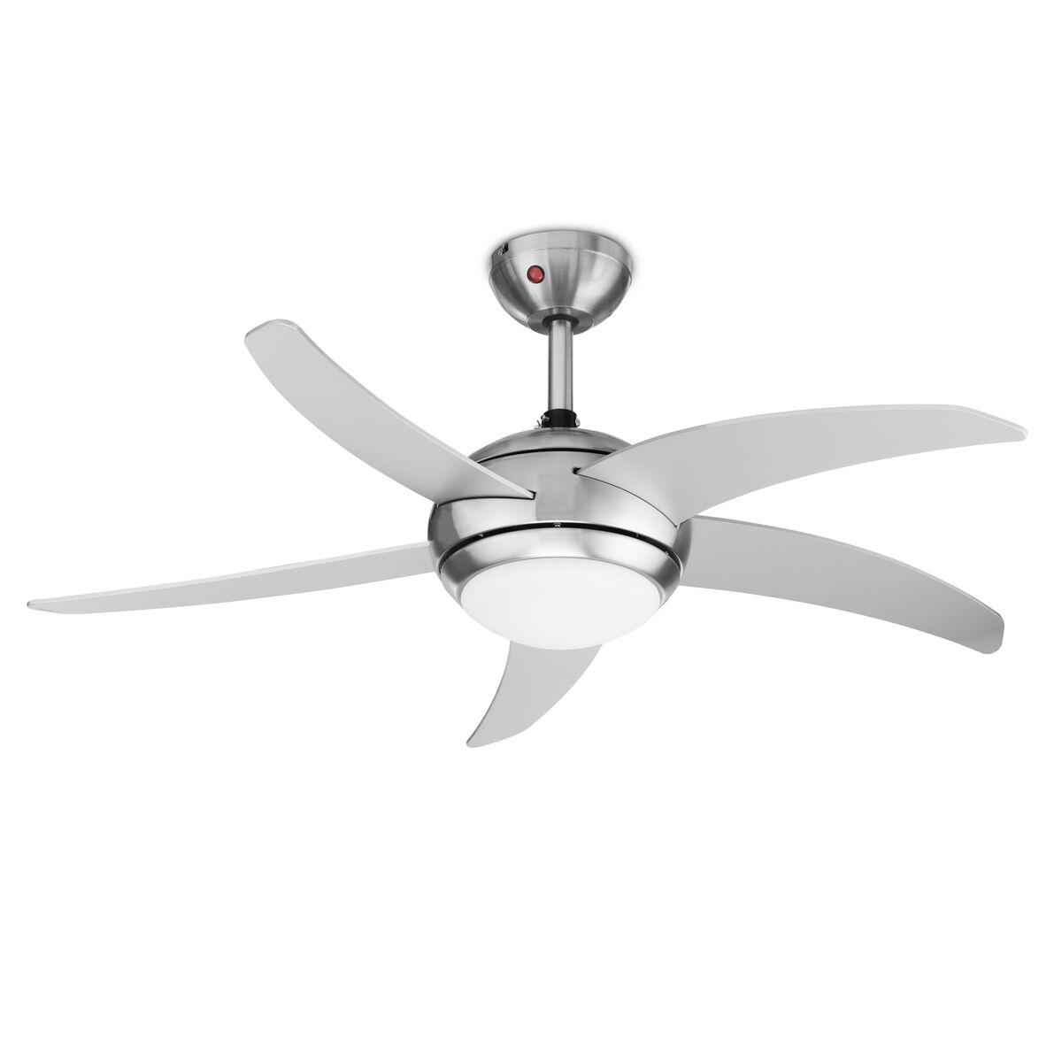Tristar VE-5815 loftsventilator med lys - sølvfarvet, 3 hastigheder billede