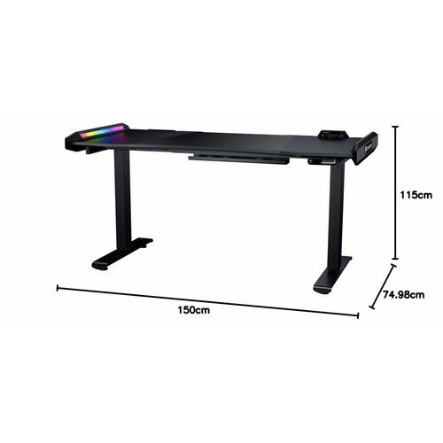Tastaturbeskyttelse Cougar - sort, ergonomisk med LED
