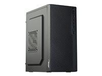 PC kabinet micro ATX – Akyga AK36BK, sort tower billede