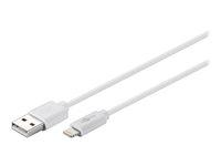 Lightning kabel 3 m – Goobay – USB til Lightning (hvid)