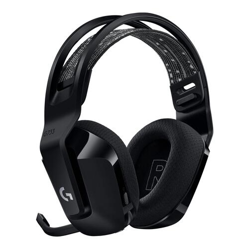 Gaming headset trådløst – Logitech G733 LIGHTSPEED RGB (sort)