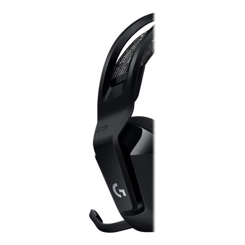 Gaming headset trådløst – Logitech G733 LIGHTSPEED RGB (sort)