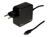 USB-C oplader 45 W - Inter-Tech PD-2045 med Power Delivery billede