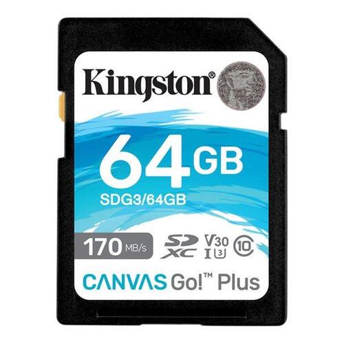 Hukommelseskort SDXC 64 GB – Kingston Canvas Go! Plus 170 MB/s