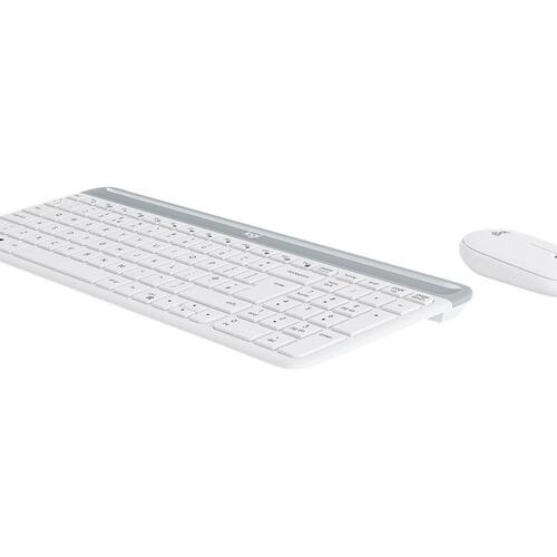 Trådløst tastatur og mus – Logitech Slim Wireless Combo MK470 (Nordisk, off-white)