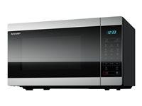 Mikrobølgeovn med grill Sharp YC-MG81E-S 28 l – sølv/sort