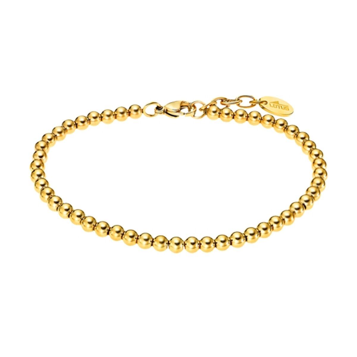 Lotus LS2245-2/2 armbånd til kvinder - guldlook perlekæde billede