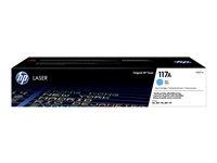 Toner til HP - 117A Cyan 700 sider (W2071A)