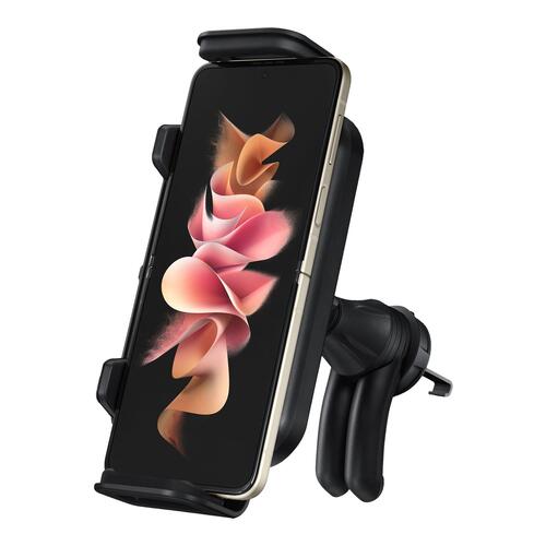 Trådløs biloplader 9 W – Samsung – USB-C, auto-clamp, sort