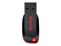 USB stik SanDisk Cruzer Blade 16 GB USB 2.0 – sort/rød