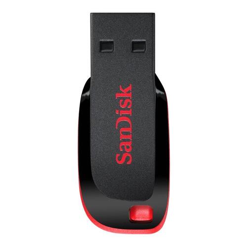 USB stik SanDisk Cruzer Blade 16 GB USB 2.0 – sort/rød