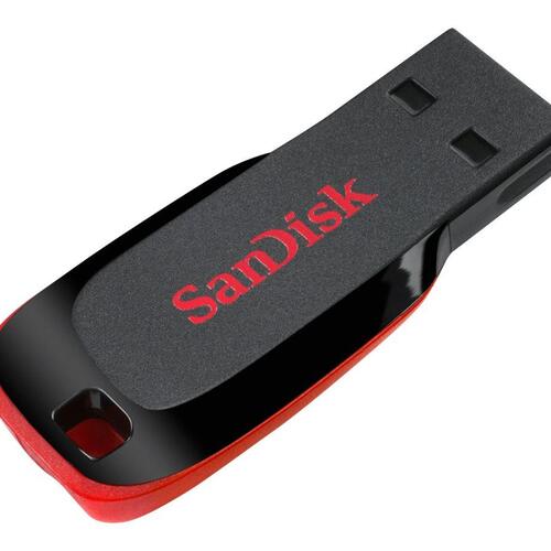 USB stik SanDisk Cruzer Blade 16 GB USB 2.0 – sort/rød