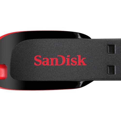 USB stik SanDisk Cruzer Blade 16 GB USB 2.0 – sort/rød