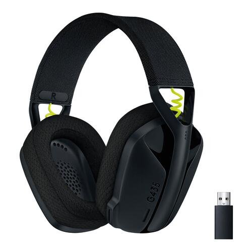Trådløst gaming headset – Logitech G435 Lightspeed (sort)