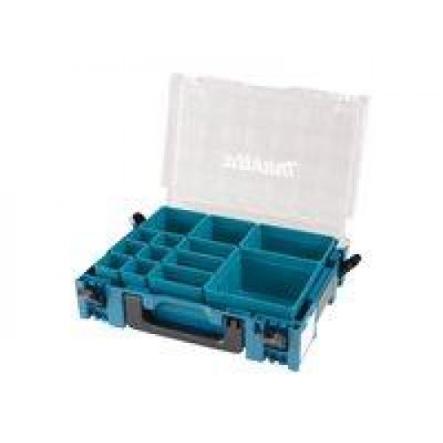 Værktøjskasse Makita Makpac – hårdt hylster med klart låg