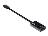 HDMI adapter – CLUB3D Mini DisplayPort 1.4 til HDMI 2.0a, sort