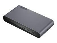 USB-C dockingstation Lenovo - HDMI/DP - 65 W - stormgrå