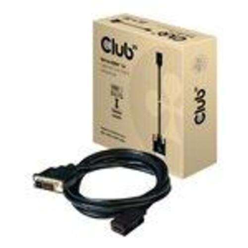 HDMI til DVI kabel 2 m – Club 3D CAC-1211, sort