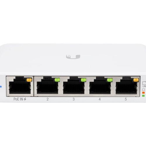 Gigabit switch Ubiquiti UniFi USW Flex Mini 5-porte med PoE+