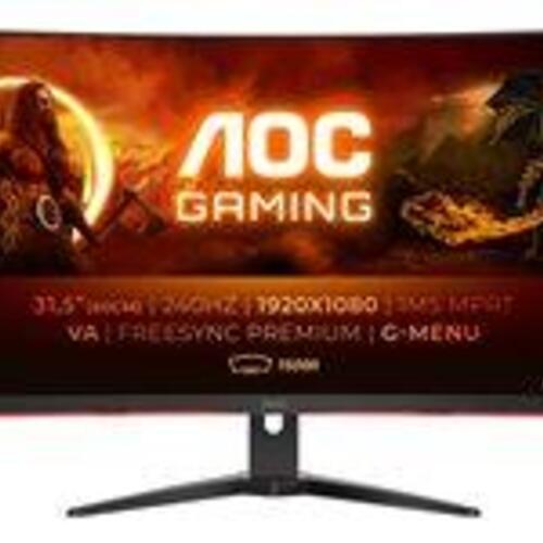 Gaming skærm AOC C32G2ZE/BK 32" kurvet Full HD 240 Hz
