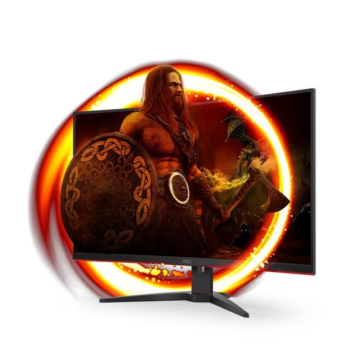 Gaming skærm AOC C32G2ZE/BK 32" kurvet Full HD 240 Hz