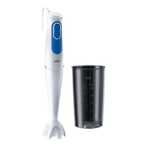 Stavblender Braun Multiquick 3 MQ 3000 Smoothie – hvid/blå