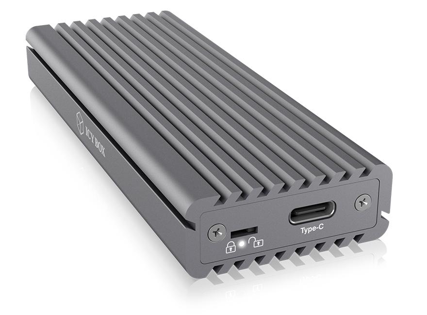 Eksternt M.2 NVMe kabinet USB 3.1 Gen 2 - ICY BOX