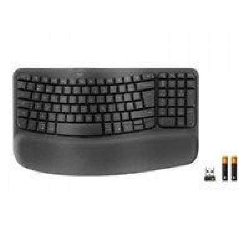 Ergonomisk tastatur Logitech Ergo Series Wave Keys for Business - trÃ¥dlÃ¸s, grafit