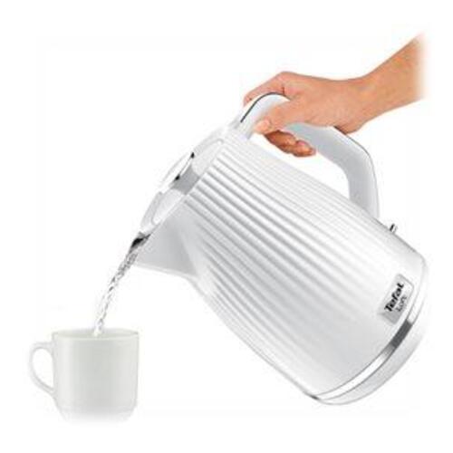 Elkedel Tefal Loft 1,7 l – hvid med kromdetaljer