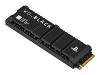 SSD M.2 NVMe til gaming - Western Digital WD Black SN850P 2 TB PCIe 4.0 x4 med køleplade