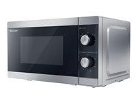 Mikrobølgeovn Sharp YC-MS01E-S 20 l – 800 W, fritstående